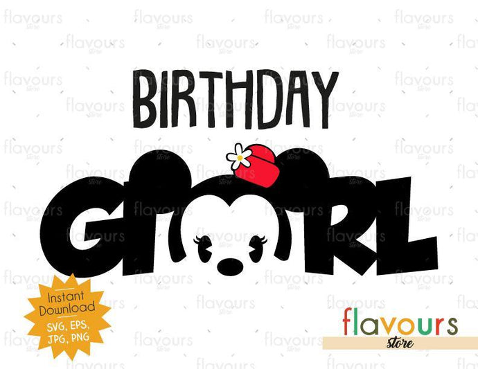 Birthday Girl - Baby Minnie - Instant Download - SVG FILES - FlavoursStore