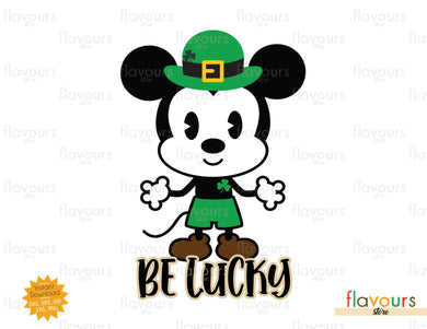 Be Lucky - Baby Mickey - SVG Cut File - FlavoursStore
