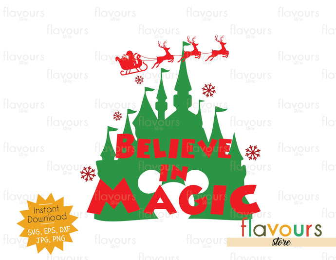 Believe in Magic - Christmas - SVG Cut File - FlavoursStore
