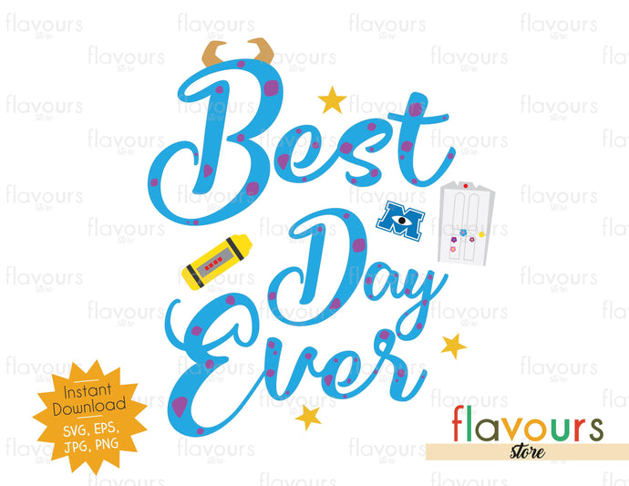 Best Day Ever Sulley - Monsters Inc - SVG Cut File - FlavoursStore