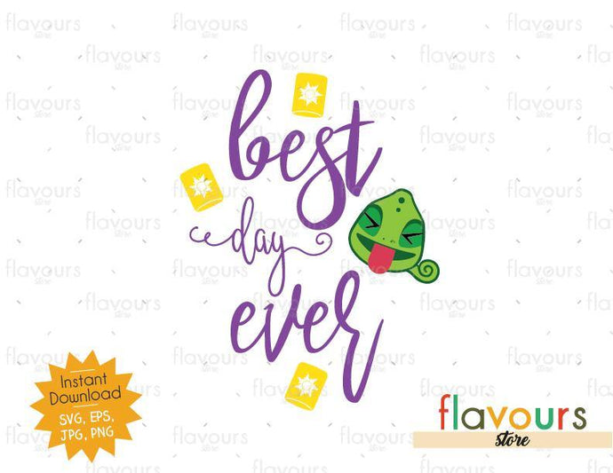 Best Day Ever Tangled - Disney Tangled - SVG Cut File - FlavoursStore