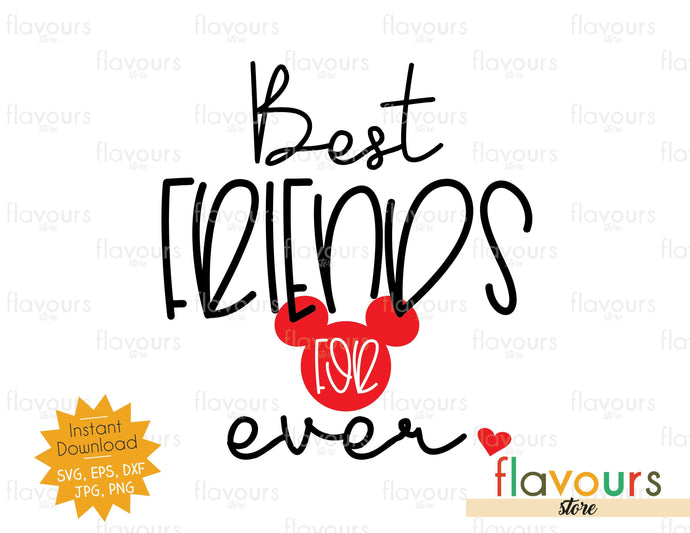 Best Friends For Ever - Instant Download - SVG Cut File - FlavoursStore
