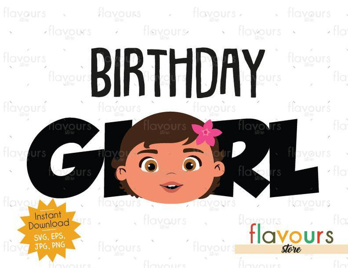 Birthday Girl - Moana - Instant Download - SVG FILES - FlavoursStore