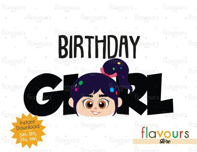 Birthday Girl - Venelope - Wreck it Ralph - Instant Download - SVG FILES - FlavoursStore