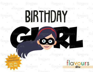 Birthday Girl - Violet - The Incredibles - Instant Download - SVG FILES - FlavoursStore