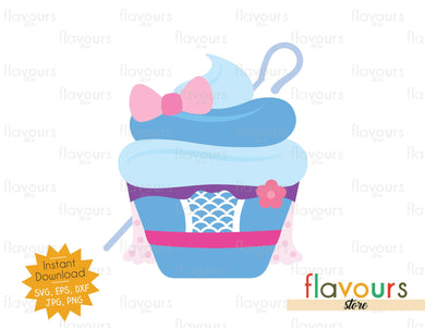 Bo Peep Cupcake - SVG Cut File - FlavoursStore