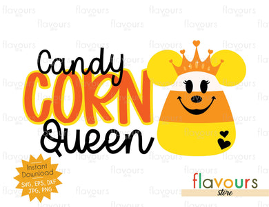 Candy Corn Queen - SVG Cut File - FlavoursStore