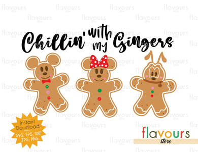 Chillin' with my Gingers - SVG Cut File - FlavoursStore