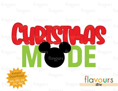 Christmas Mode - SVG Cut File - FlavoursStore
