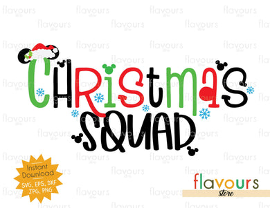 Christmas Squad - SVG Cut File - FlavoursStore