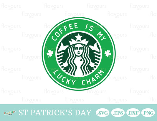 Coffee is my Lucky Charm - SVG Cut File - FlavoursStore