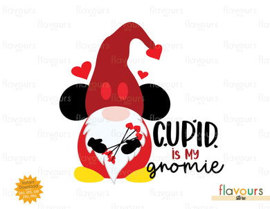 Cupid is my Gnomie - SVG Cut File - FlavoursStore