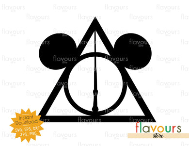 Deathly Hallows Ears - SVG Cut File - FlavoursStore