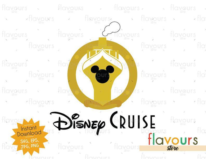 Disney Cruise Ship - Instant Download - SVG Cut File - FlavoursStore