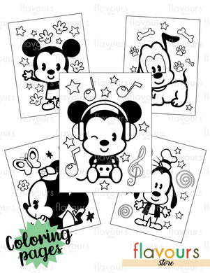 Disney Cuties Coloring Pages - FlavoursStore