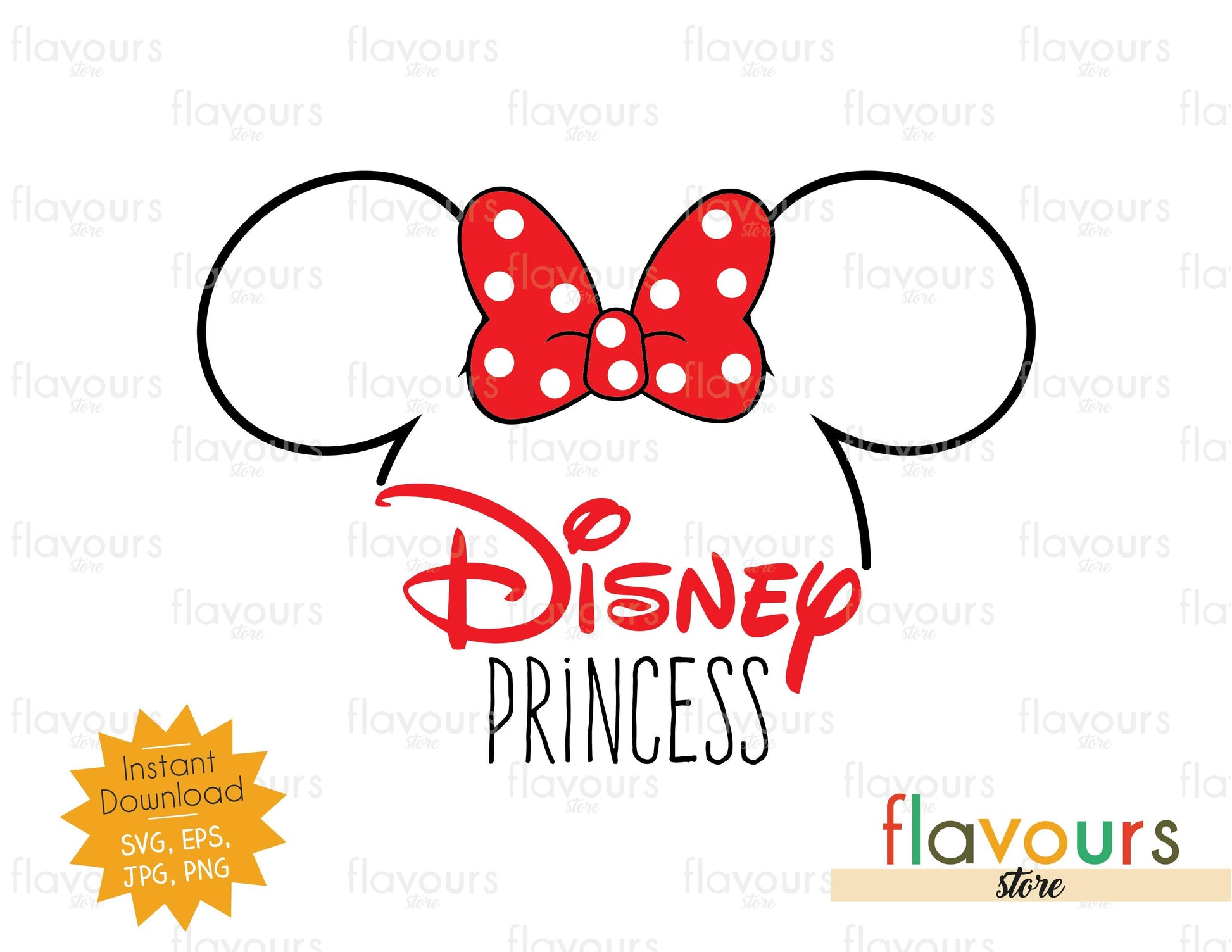 Disney Princess - Minnie Ears - Instant Download - SVG Cut File ...