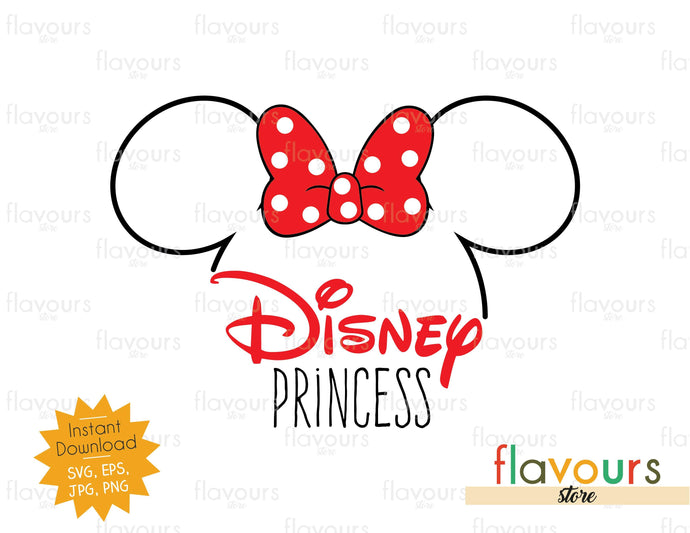 Disney Princess - Minnie Ears - Instant Download - SVG Cut File - FlavoursStore