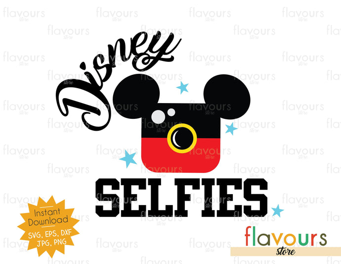 Disney Selfies - Mickey Ears - SVG Cut File - FlavoursStore