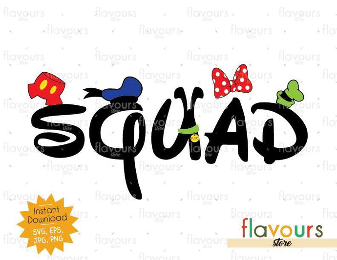 Disney Club Squad - Cuttable Design Files - FlavoursStore