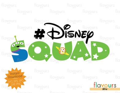Disney Squad - Alien - SVG Cut File - FlavoursStore