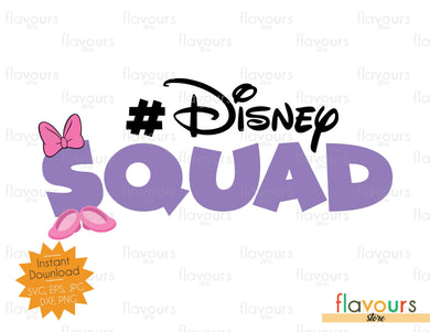 Disney Squad - Daisy Duck Inspired - Instant Download - SVG Files - FlavoursStore