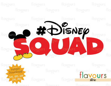 Disney Squad - Mickey Inspired - Instant Download - SVG Files - FlavoursStore
