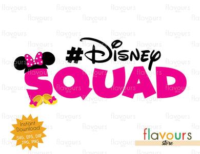 Disney Squad - Minnie Inspired - Instant Download - SVG Files - FlavoursStore