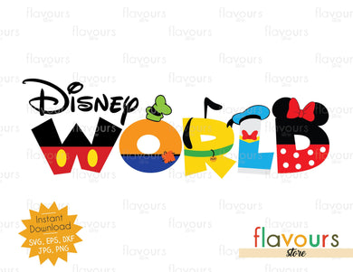 Disneyworld - SVG Cut File - FlavoursStore