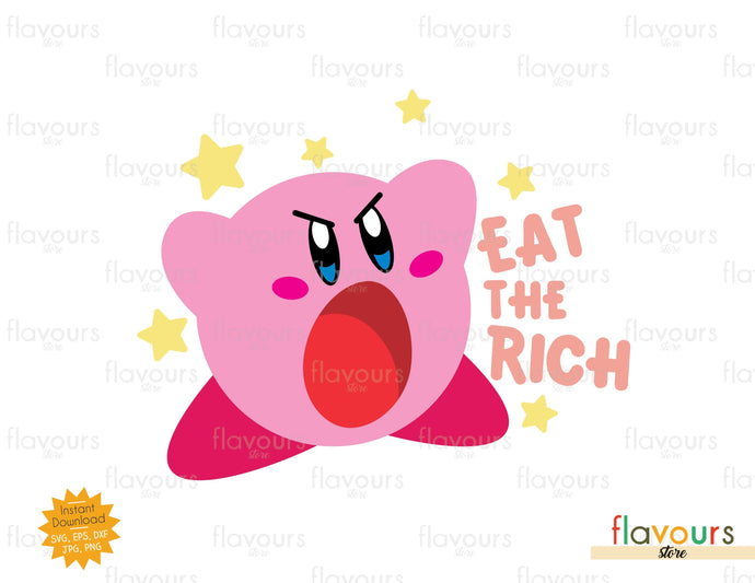 Eat the Rich - Kirby - SVG Cut File - FlavoursStore