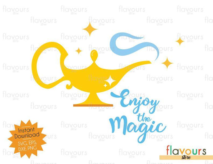 Enjoy the Magic - Aladdin - SVG Cut File - FlavoursStore