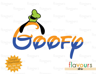 Goofy - SVG Cut File - FlavoursStore
