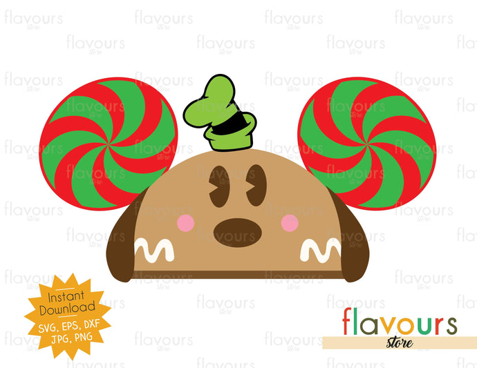 Goofy Gingerbread Hat Ears - SVG Cut File - FlavoursStore