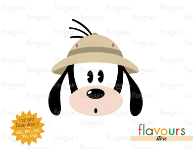 Goofy Safari Hat - SVG Cut File - FlavoursStore