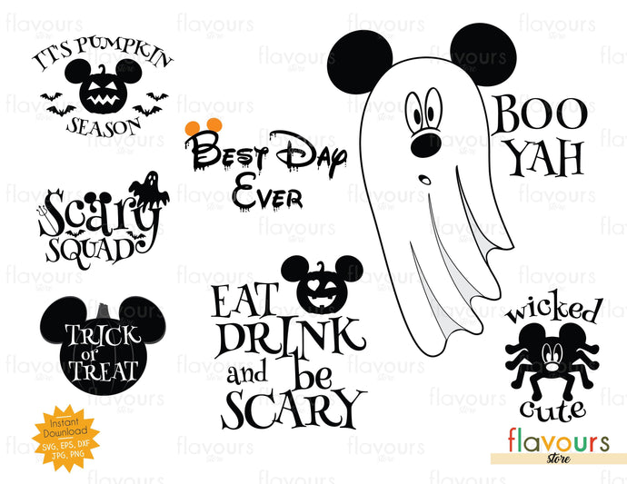 Halloween Bundle - Disney Halloween - Svg Cut Files - FlavoursStore