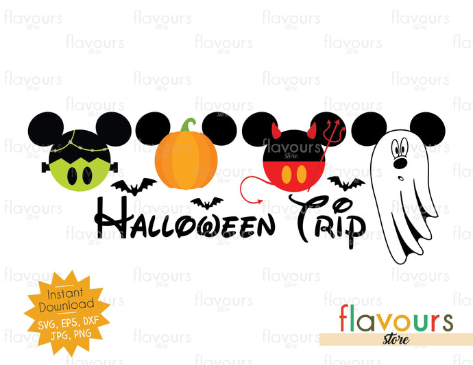 Halloween Trip Mickey - SVG Cut File - FlavoursStore