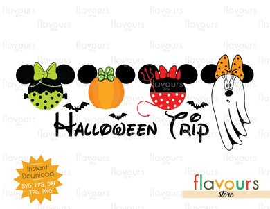 Halloween Trip Minnie - SVG Cut File - FlavoursStore