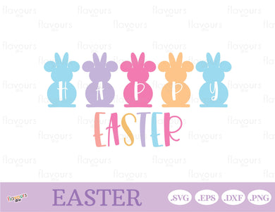 Happy Easter Mickey Easter Bunny - SVG Cut File - FlavoursStore