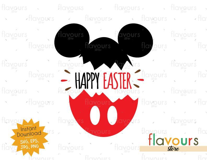 Happy Easter Mickey Easter Egg - SVG Cut File – FlavoursStore