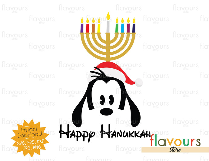 Happy Hanukkah Goofy - SVG Cut File - FlavoursStore