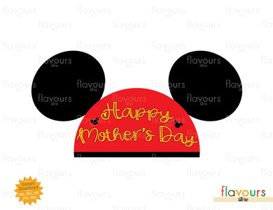 Happy Mother's Day Ears - SVG Cut File - FlavoursStore