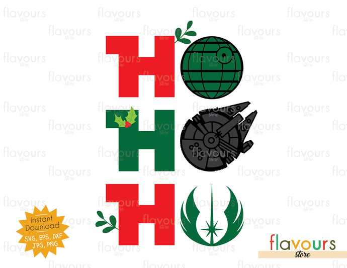 Ho Ho Ho - Star Wars - SVG Cut File - FlavoursStore
