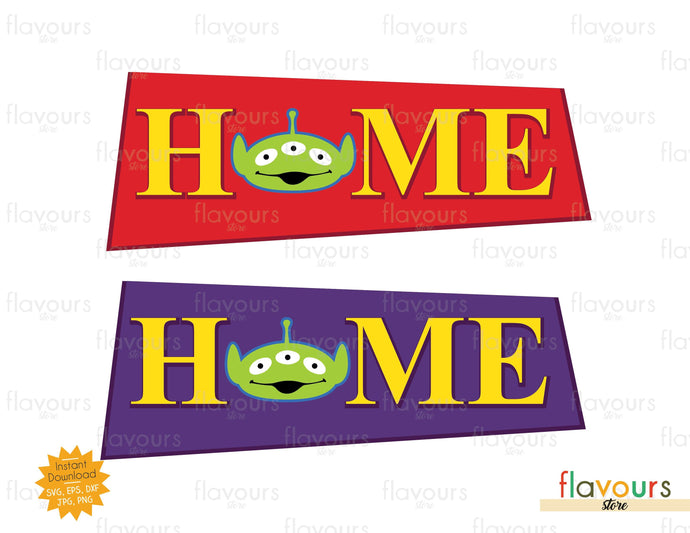 Home Alien - SVG Cut File - FlavoursStore
