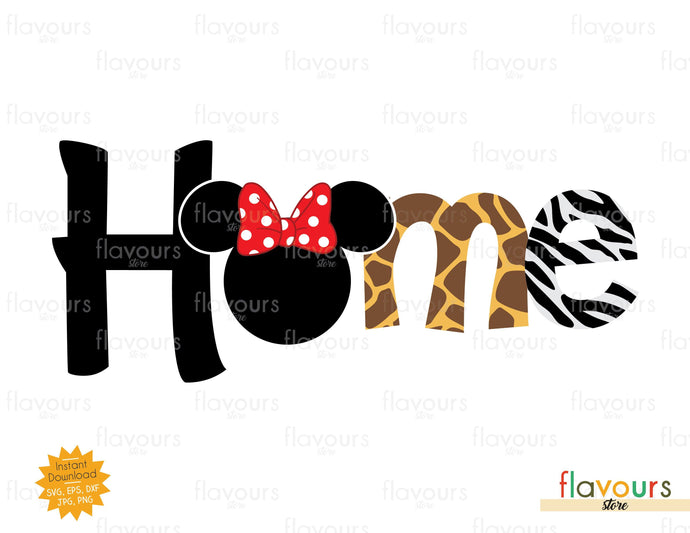 Home - Animal Kingdom - SVG Cut File - FlavoursStore