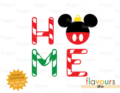 Home - Mickey Ornament - SVG Cut File - FlavoursStore