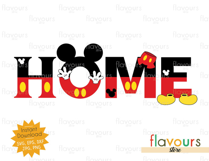 Home Mickey Inspired - SVG Cut File - FlavoursStore