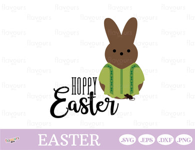 Hoppy Easter - Bruno Bunny Peep - SVG Cut Files - FlavoursStore