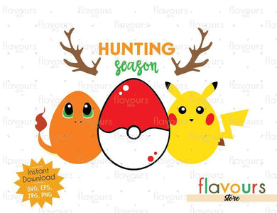 Hunting Season Pokemon - Instant Download - SVG Cut File - FlavoursStore