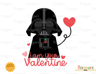 I am your Valentine - SVG Cut File - FlavoursStore