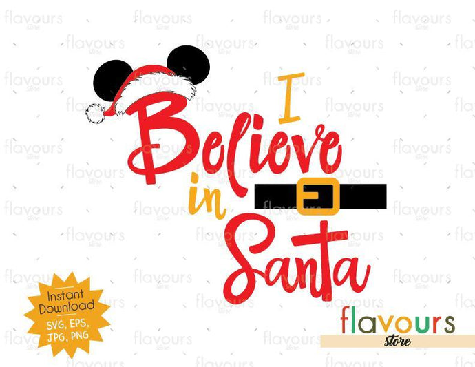 I believe in Santa - SVG Cut File - FlavoursStore