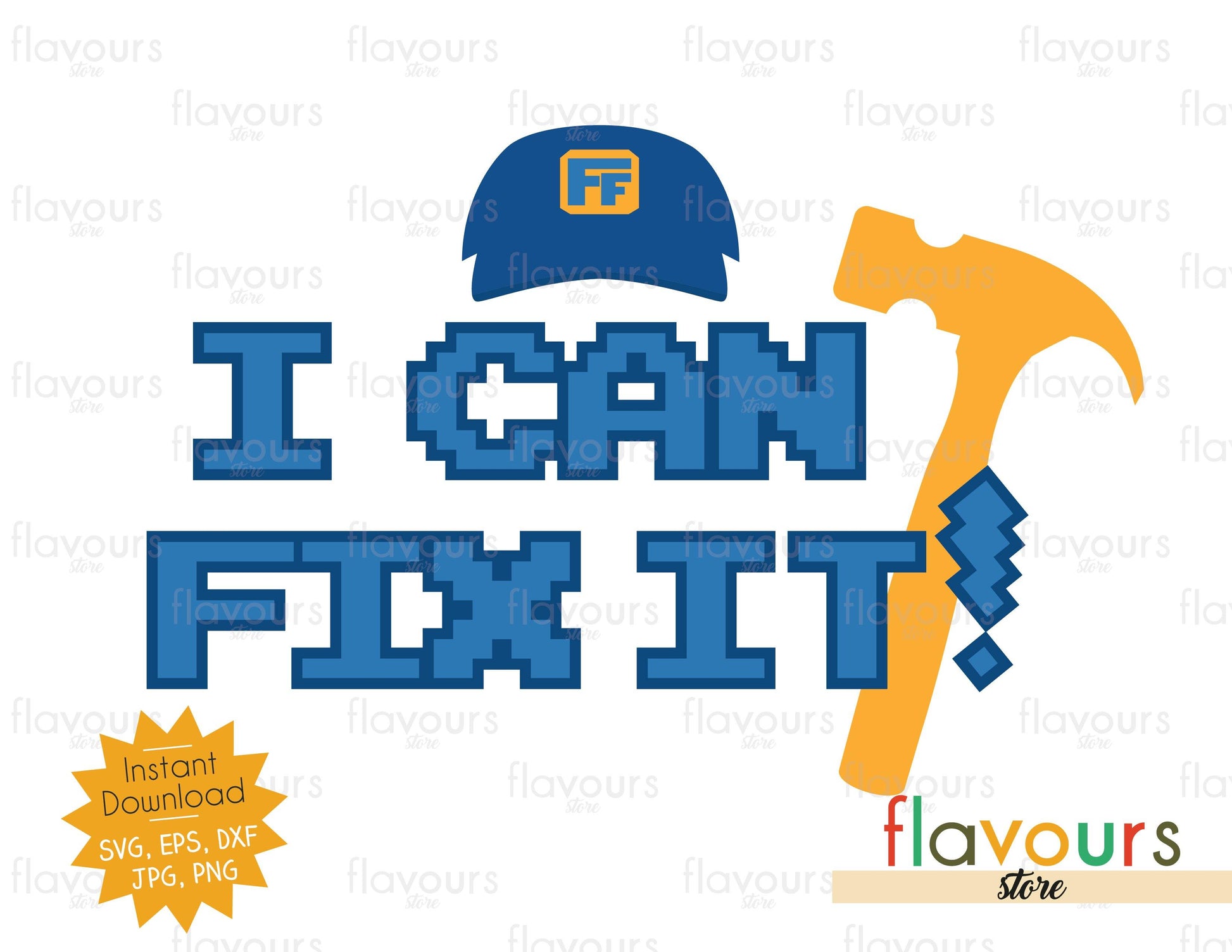 I Can Fix It - Cuttable Design Files - FlavoursStore